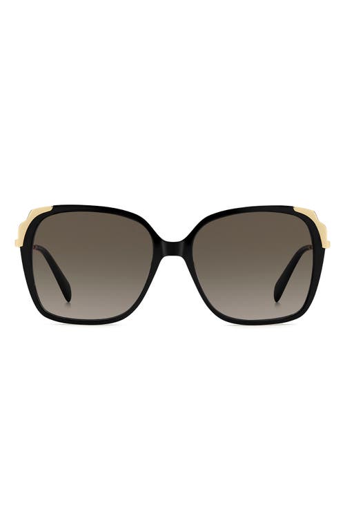 Kate Spade New York Kenley 59mm Gradient Square Sunglasses In Brown