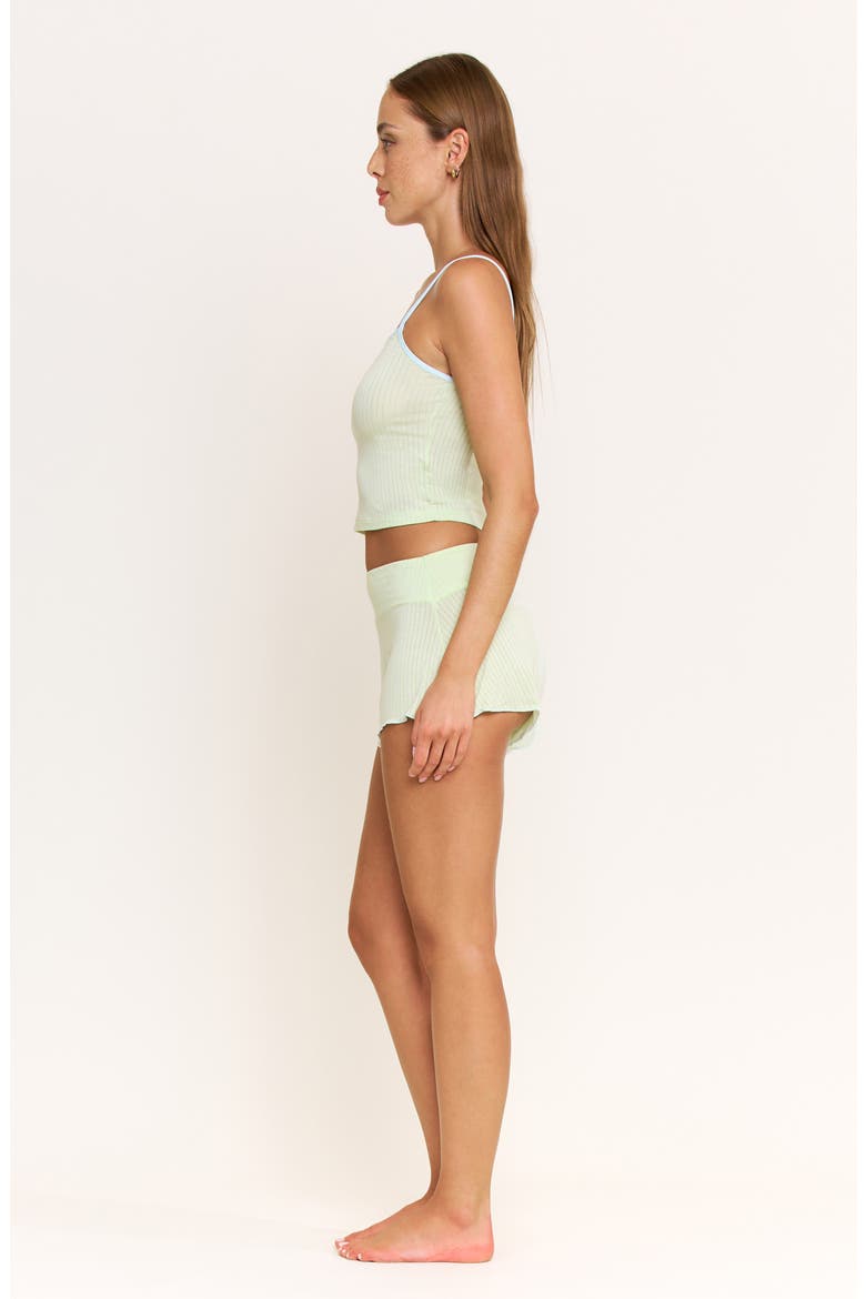 Janelle Short Pajamas, Alternate, color, KEY LIME