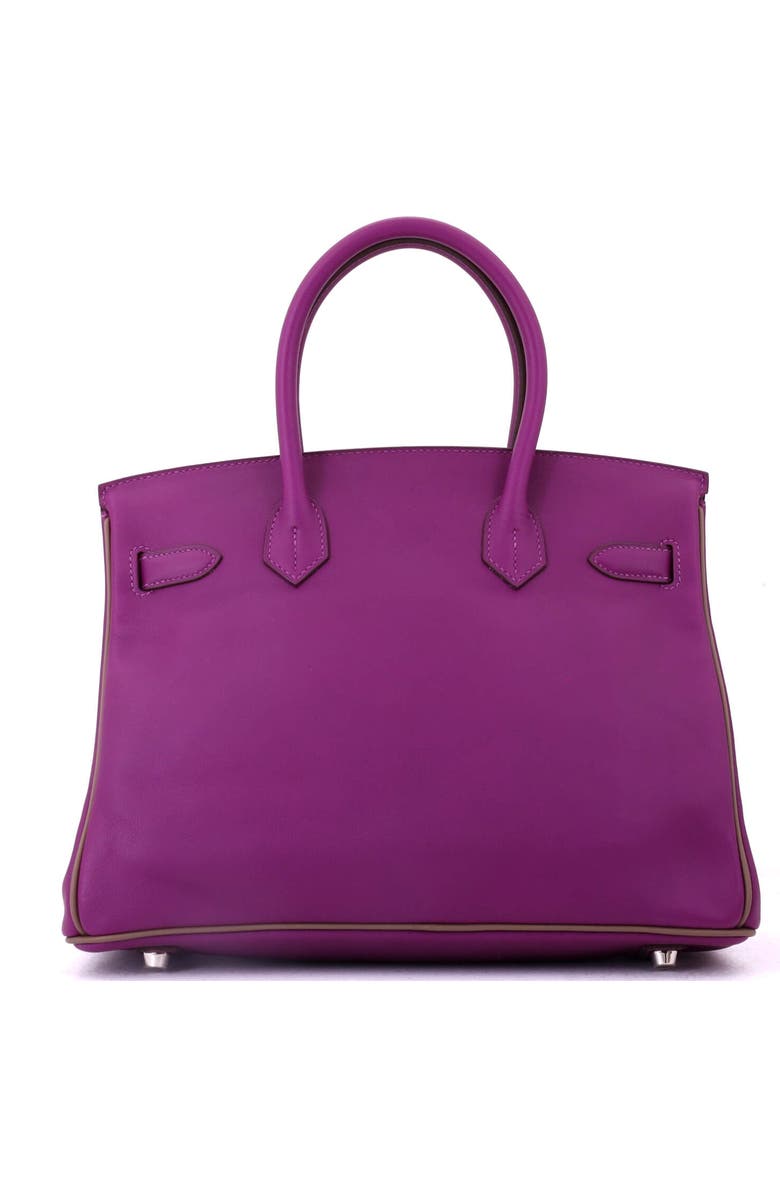 Pre-Owned Hermes Birkin Handbag Bicolor Swift with Palladium Hardware 30, Alternate, color, Bicolor - Anemone/Etain