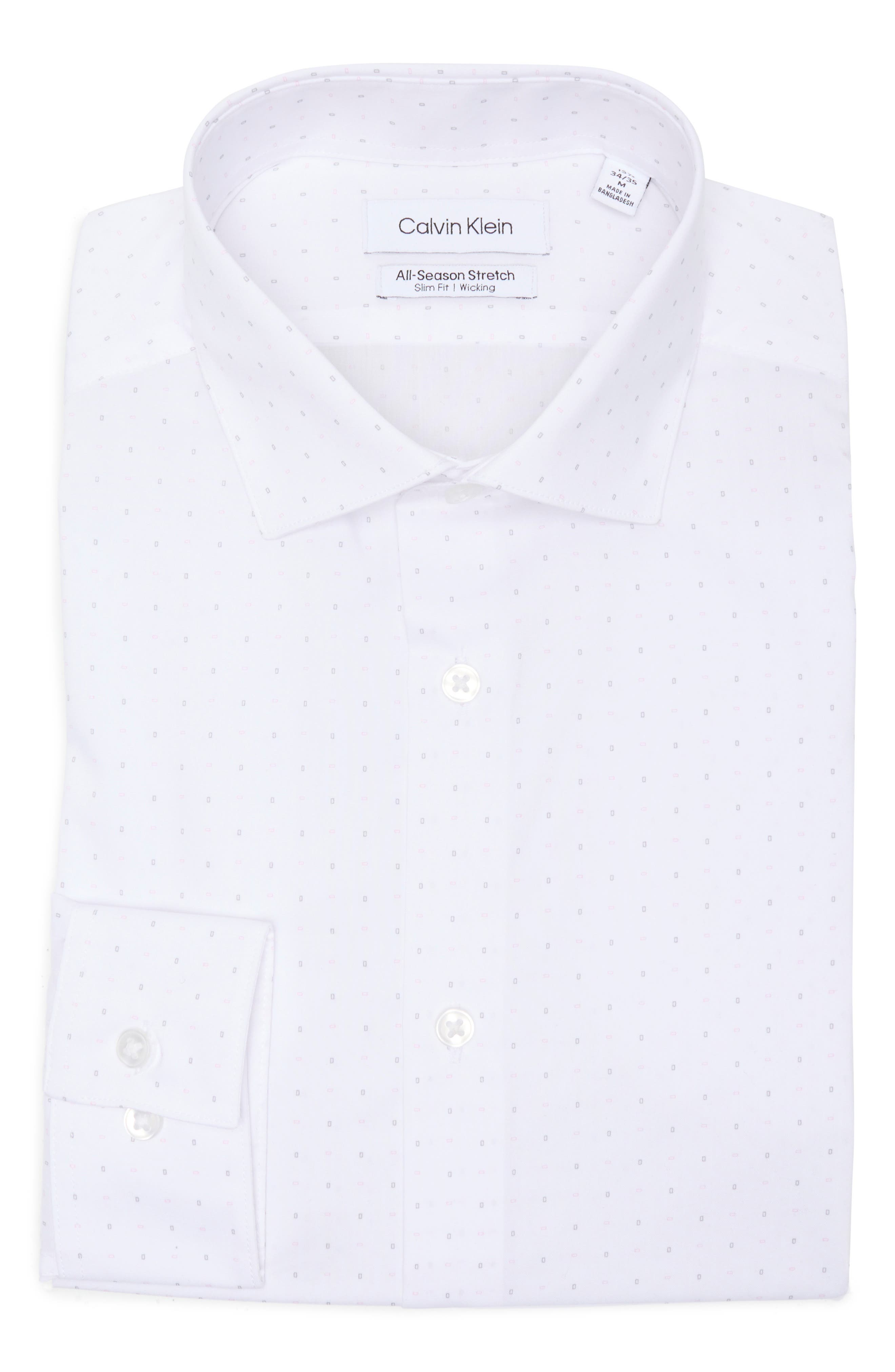 calvin klein dress shirt Cuban Cigar Design Cufflinks Silver Finish Calvin Klein Calvin Klein Men's Slim-Fit Dress