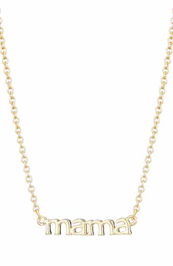 Adornia 'Mama' Pendant Necklace