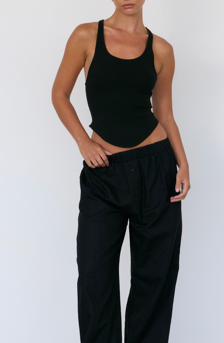 ARTLESS FOREVER Haze Racerback Tank, Alternate, color, Black