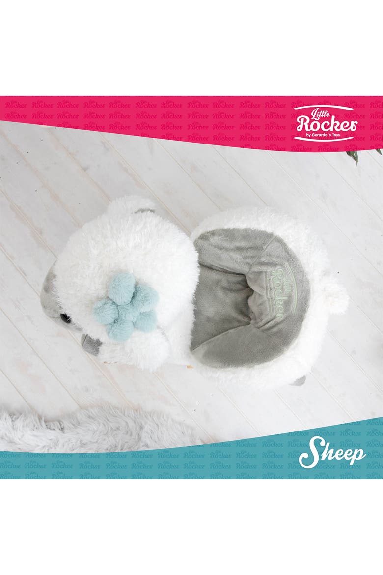Little Rockers Sheep Wooden Plush Ride, Alternate, color, Multicolored