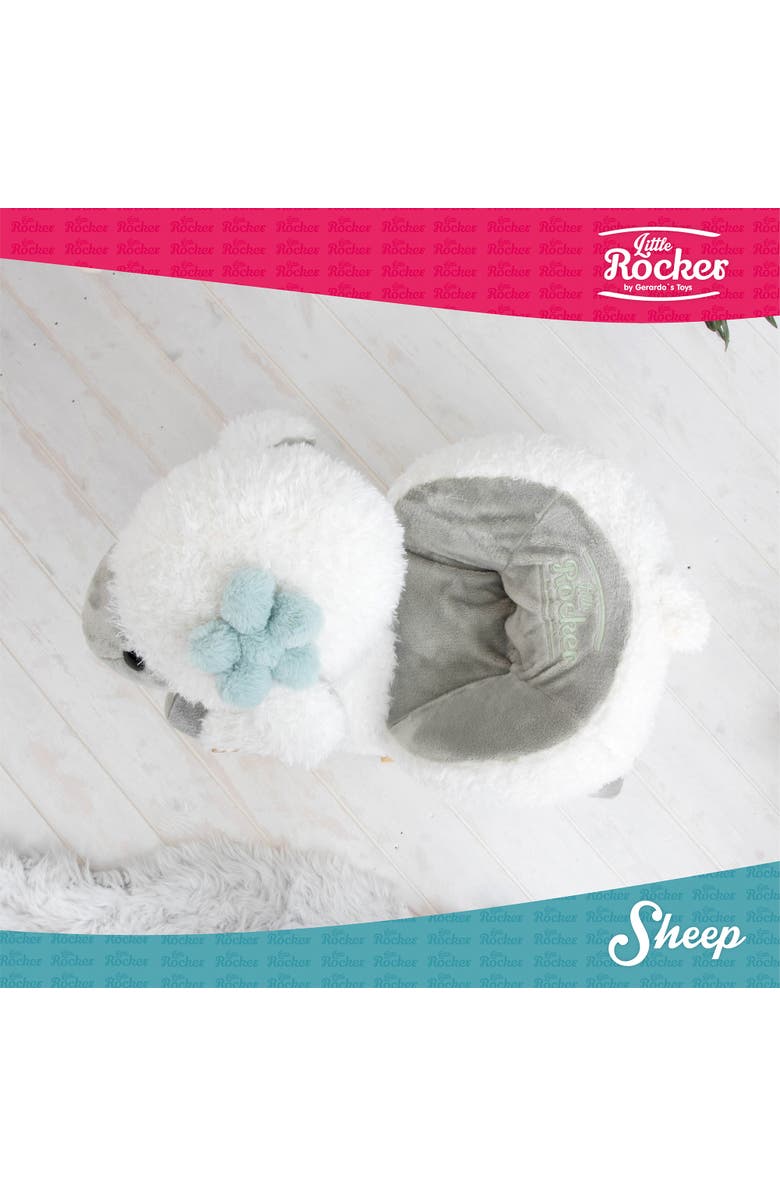 Gerardo´s Toys Little Rockers Sheep Wooden Plush Ride, Alternate, color, Multicolored