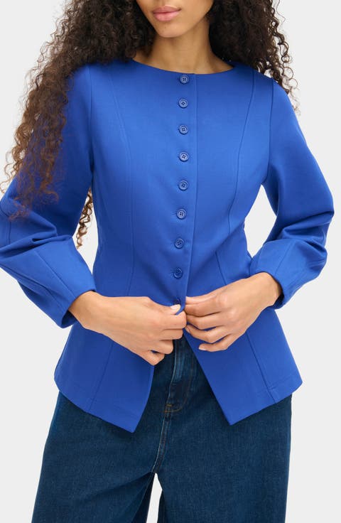 Bonnie Waisted Ponte Blazer