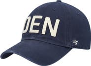 '47 Women's '47 Navy Denver Broncos Finley Clean Up Adjustable Hat