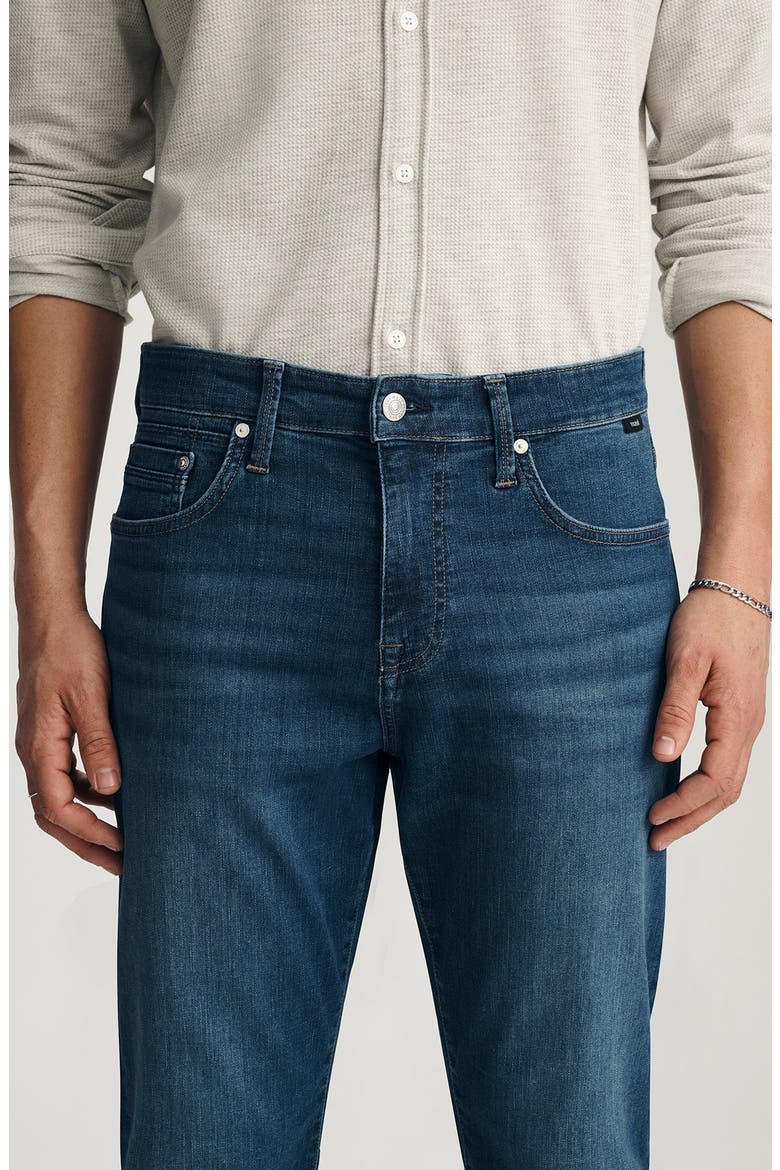 Matt Relaxed Straight Fit Jeans, Alternate, color, DARK BRUSHED ORGANIC