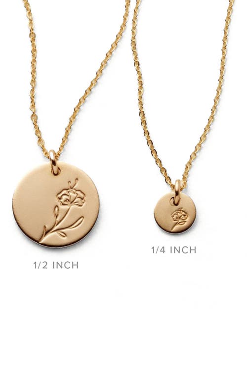 Made By Mary February Birth Flower Necklace