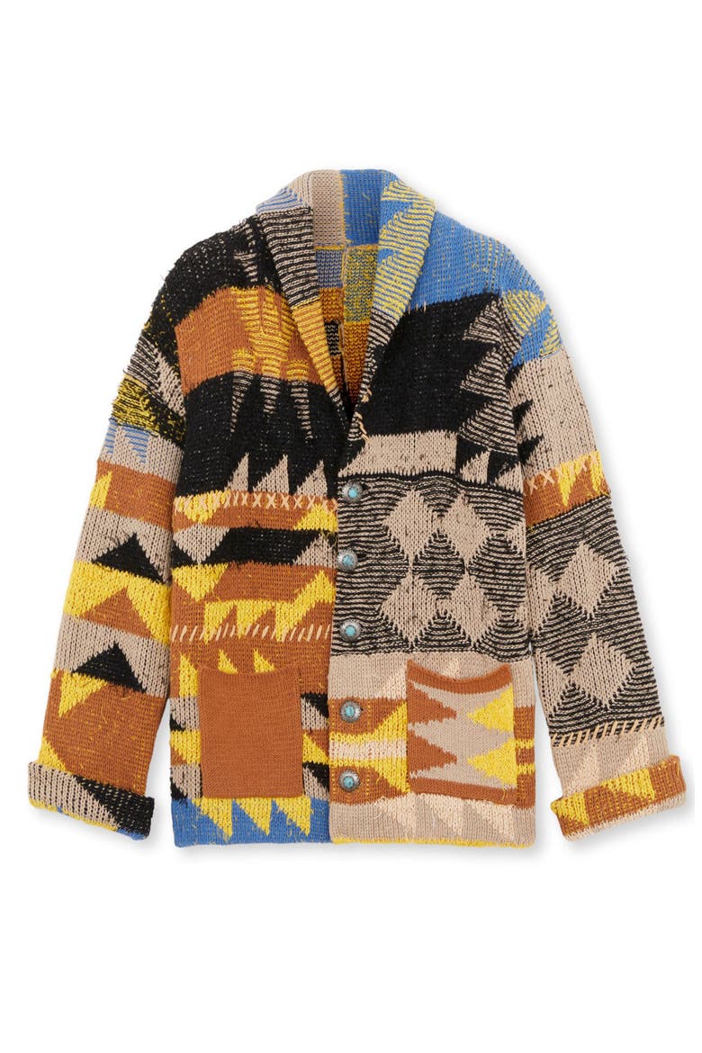 Hoppy Navajo Cotton Cardigan, Main, color, MIX