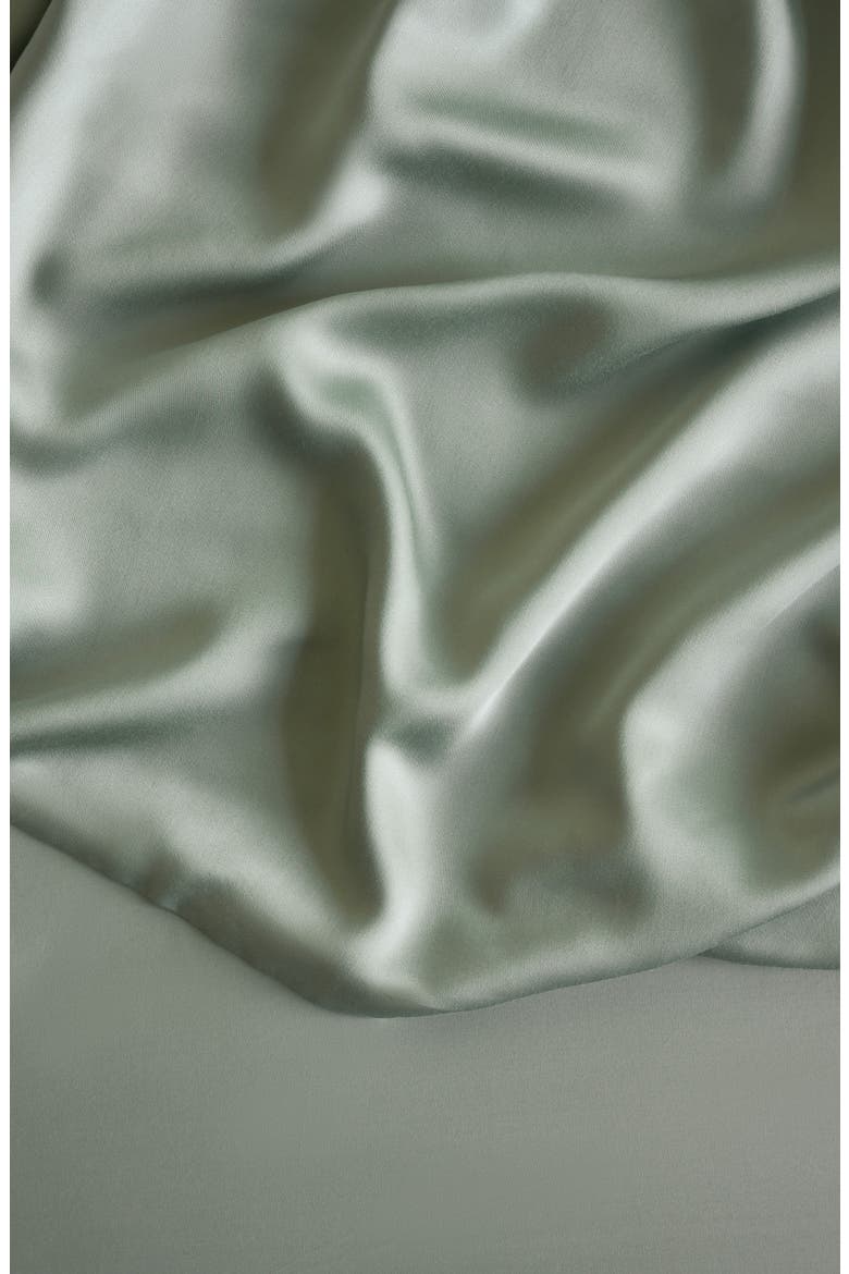 Set of 2 Sateen Pillowcases, Alternate, color, SAGE