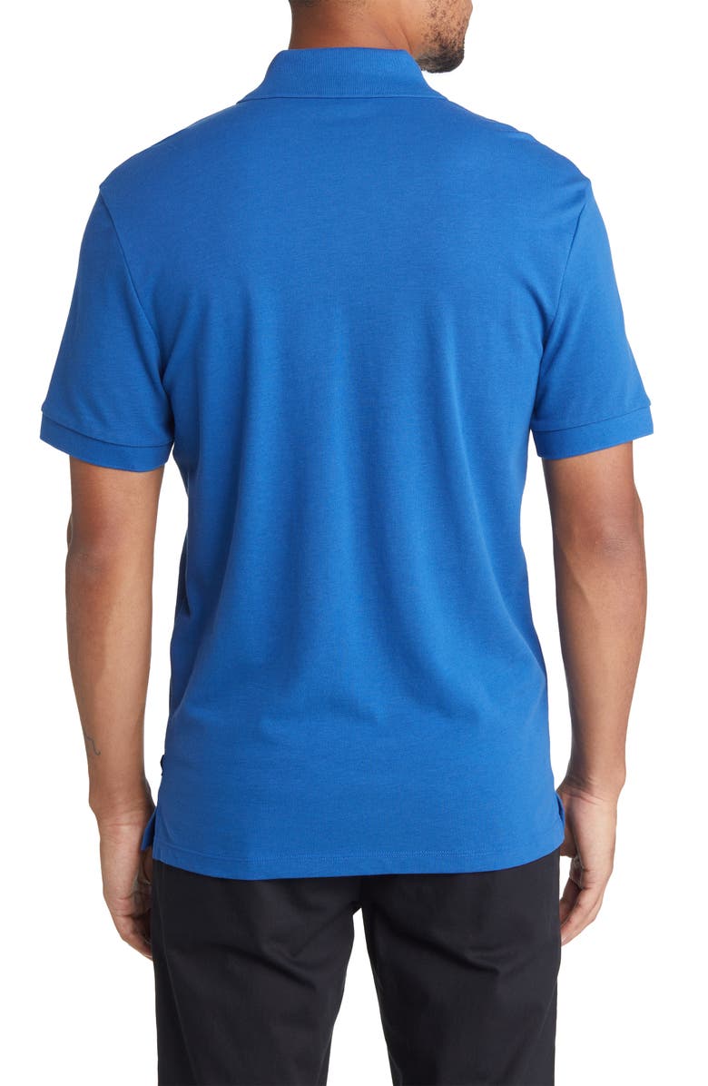 BOSS Pallas Cotton Polo, Alternate, color, Medium Blue