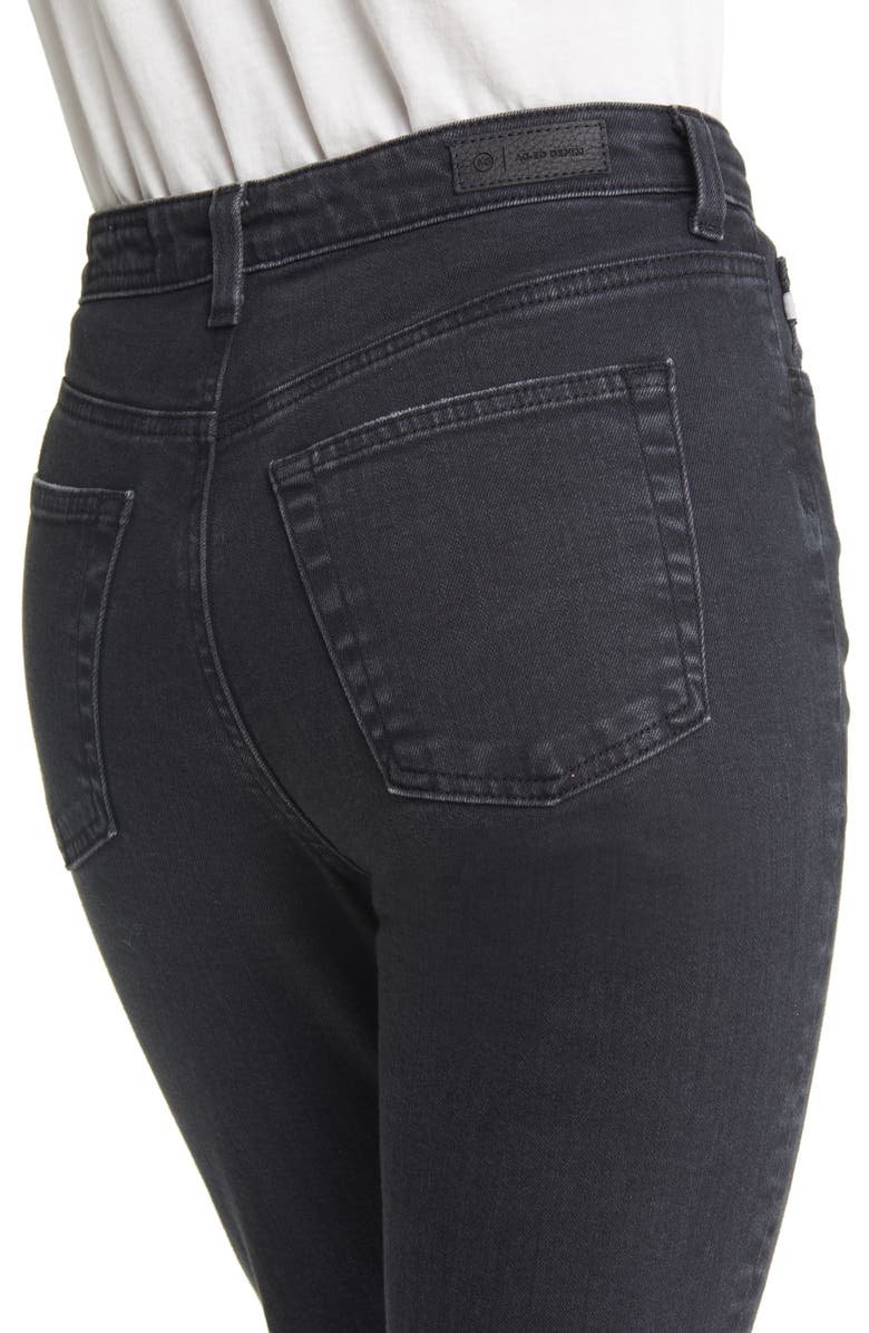 AG The Alexxis Slim Straight Leg Jeans, Alternate, color, 3 Years Sulfur Black