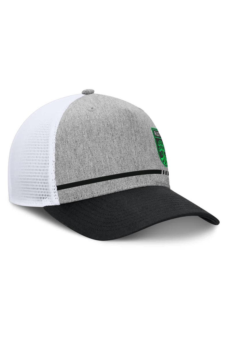 Men's Fanatics Heather Gray Austin FC Low Block Trucker Adjustable Hat, Alternate, color, Heather Gray
