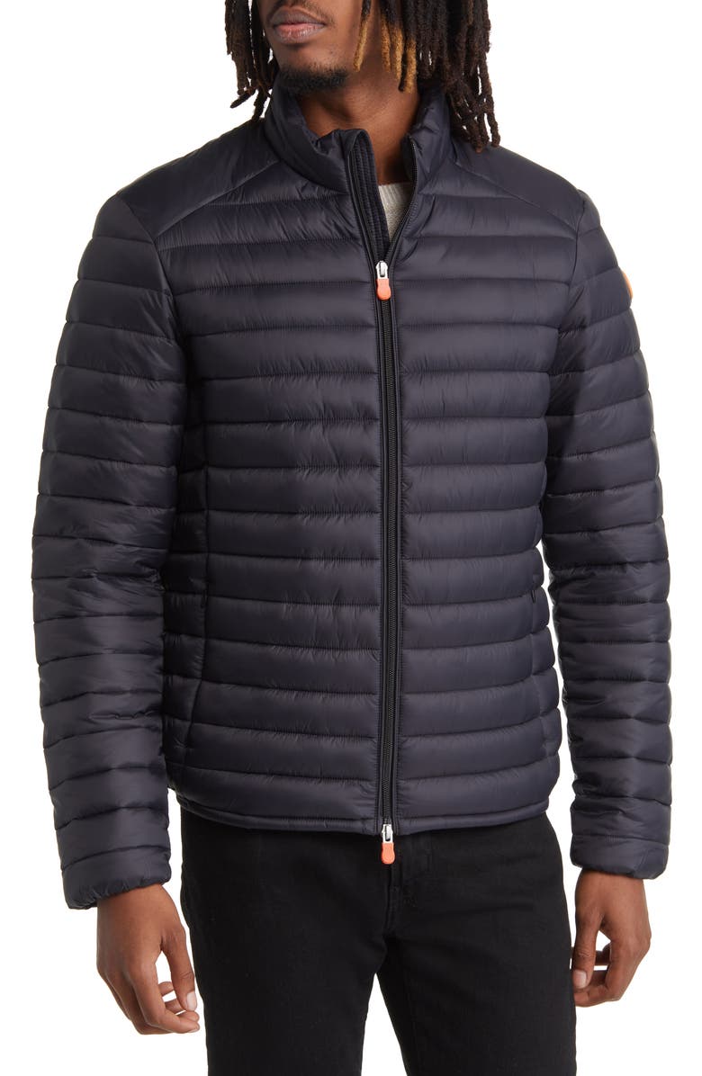 Save The Duck Alexander Quilted Water Resistant Insulated Puffer Jacket, Alternate, color, Black