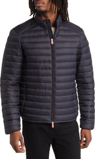 ブルゾン Save The Duck Quilted Black Puffer Jacket Save The Duck Alexander Quilted Water Resistant Insulated