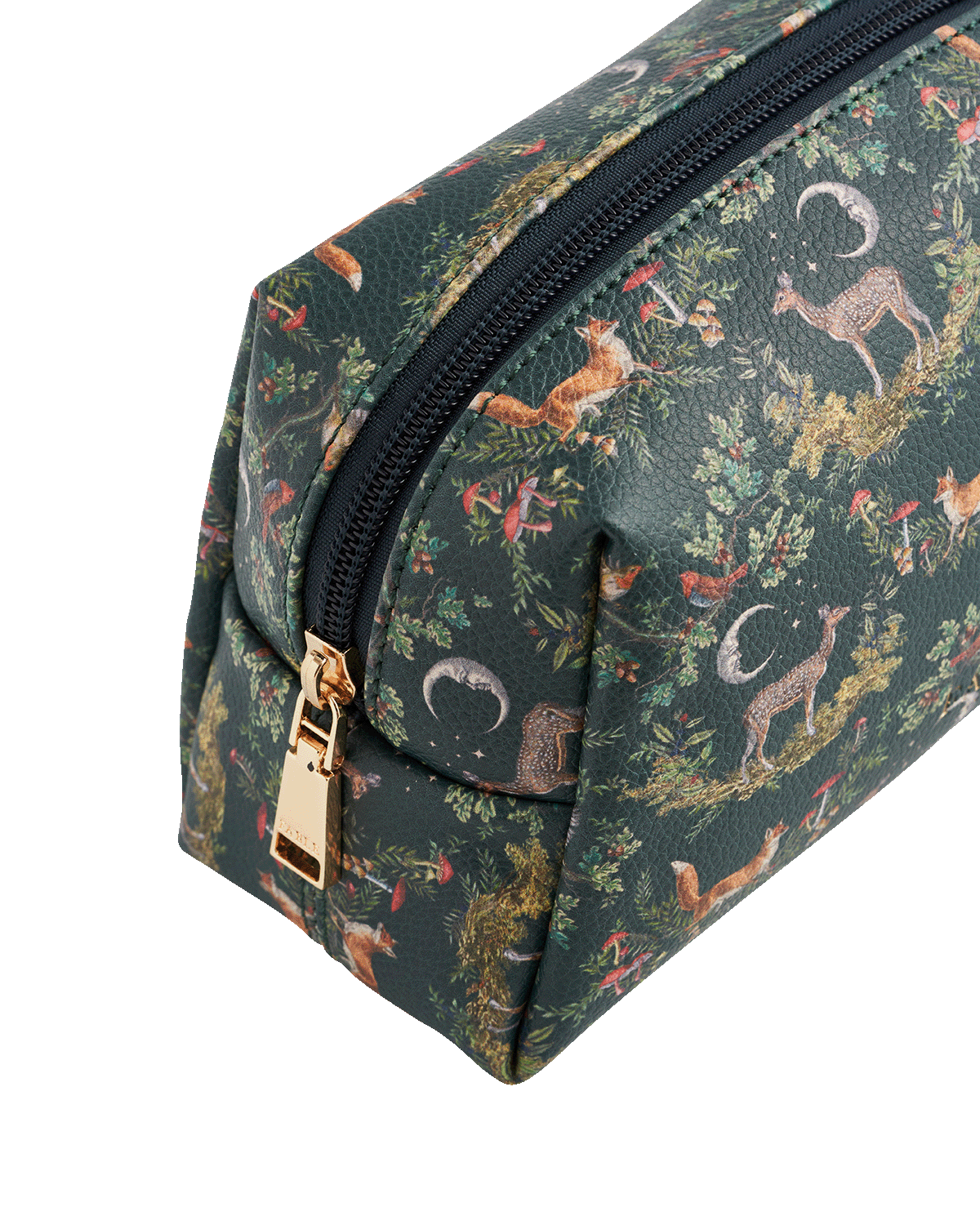 Fable England Into the Woods Green Small Pouch, Alternate, color, 