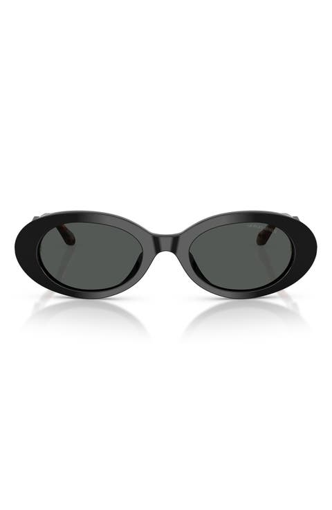 52mm Oval Sunglasses