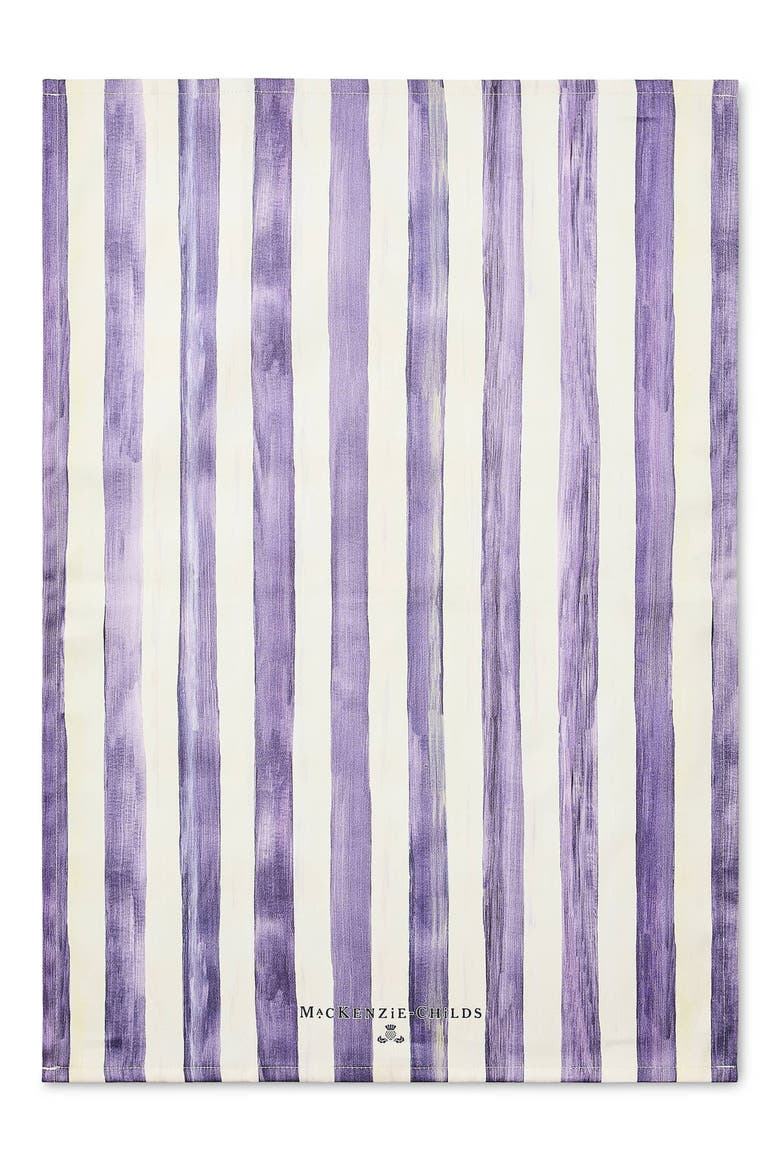 Violet Stripe Dish Towel, Alternate, color, VIOLET