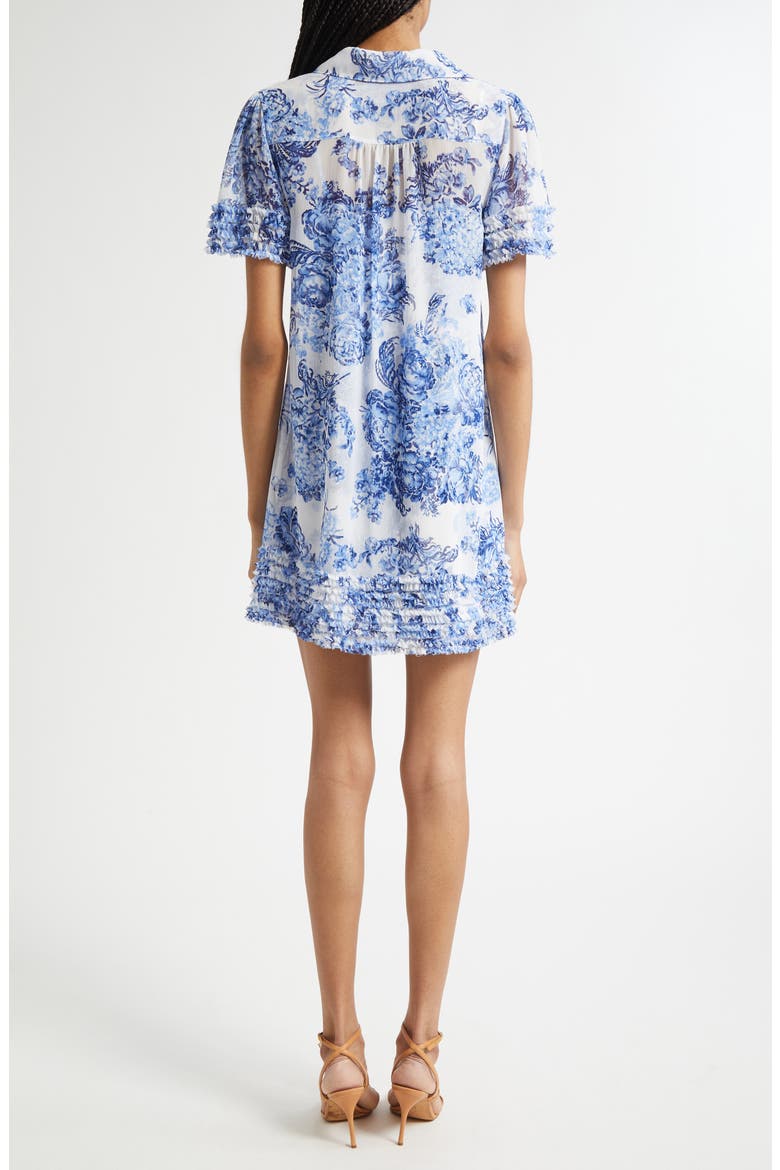 Print Ruffle Minidress, Alternate, color, ENDLESS SKY MULTI