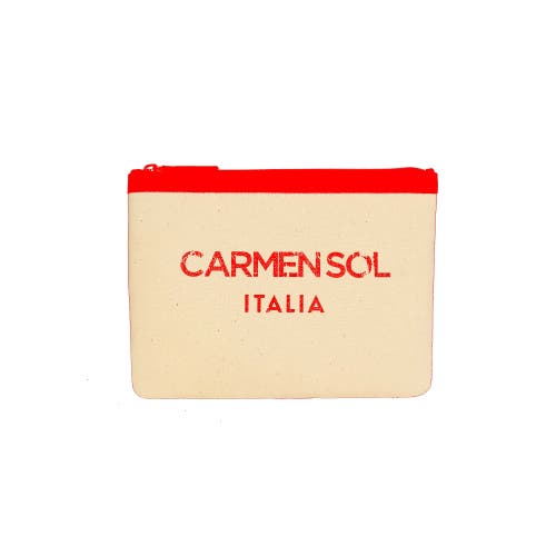 Carmen Sol Firenze Clutch In Red