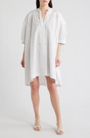 BOSS Dollana Oversize Cotton Shift Dress