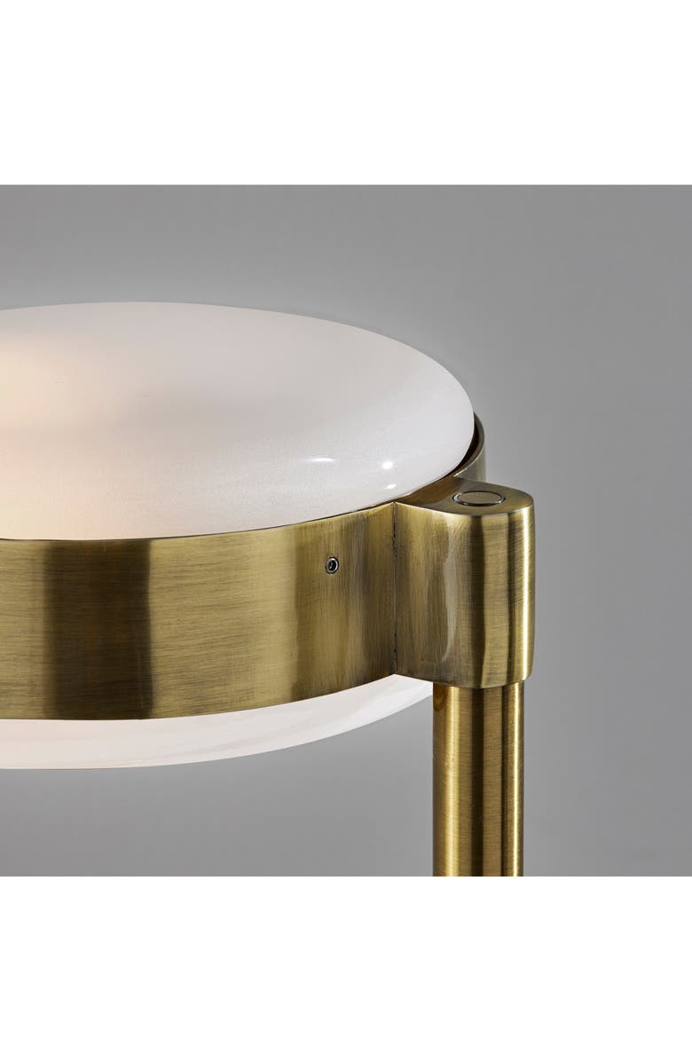 ADESSO LIGHTING Linis Floor Lamp, Alternate, color, Antique Brass