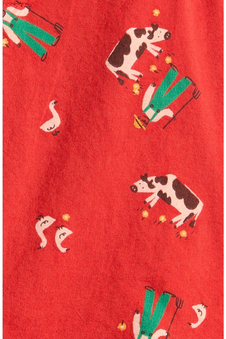 Farm Adventure Playsuit, Alternate, color, RED
