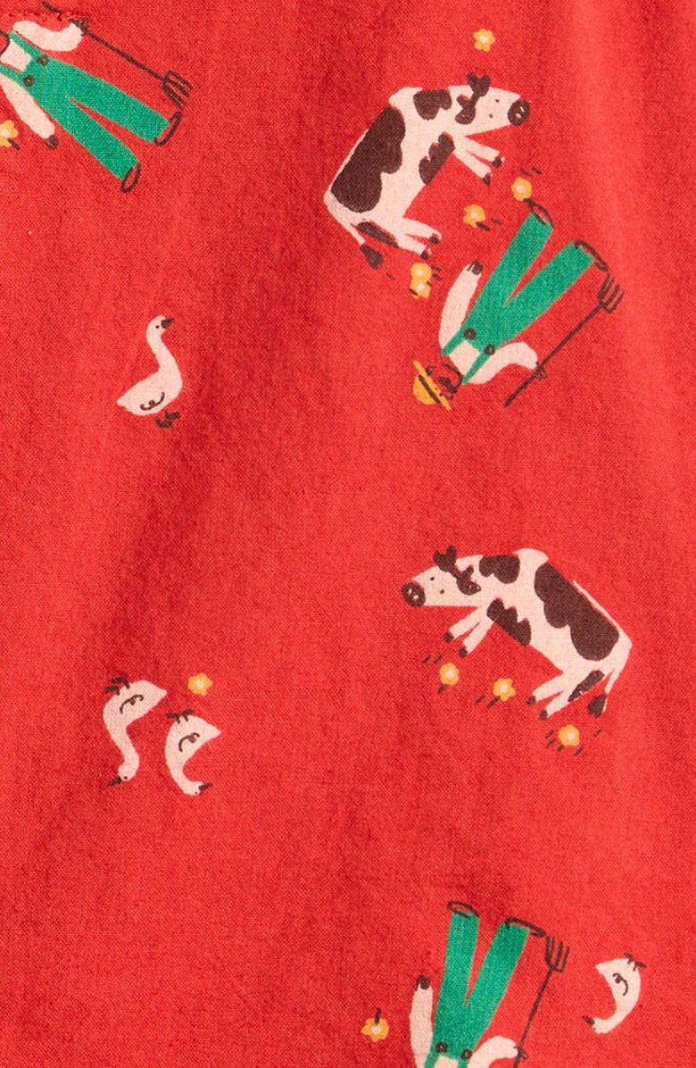Bobo Choses Farm Adventure Playsuit, Alternate, color, Red