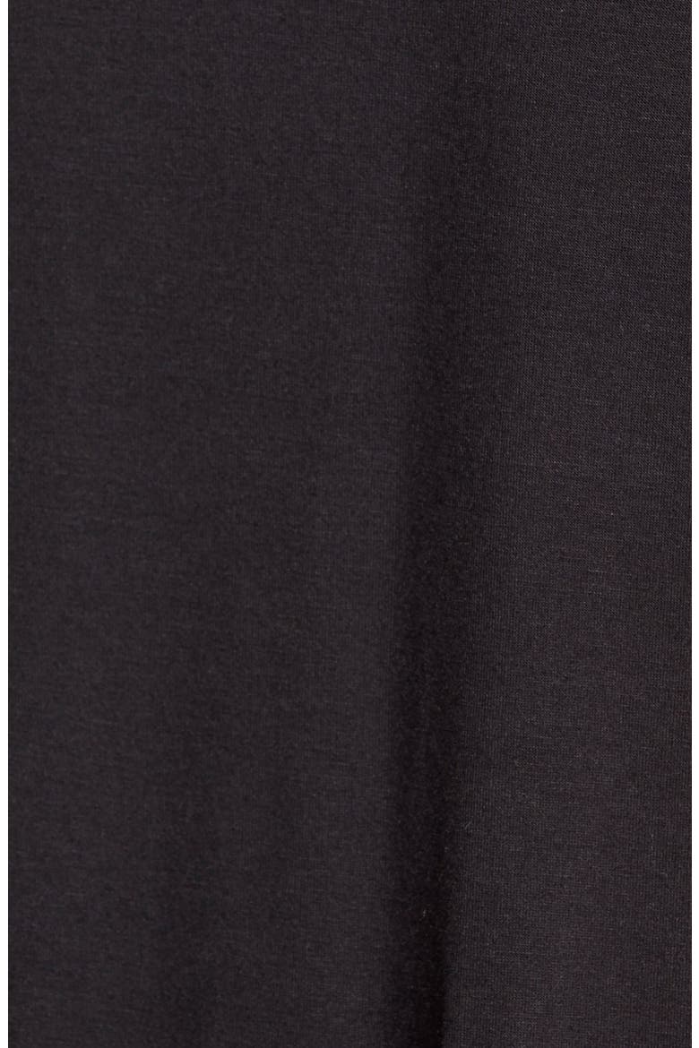 Split Neck Top (Nordstrom Exclusive), Alternate, color, BLACK