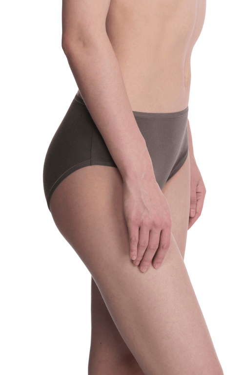 Natori Bliss Bare Cotton Hipster In Chrome