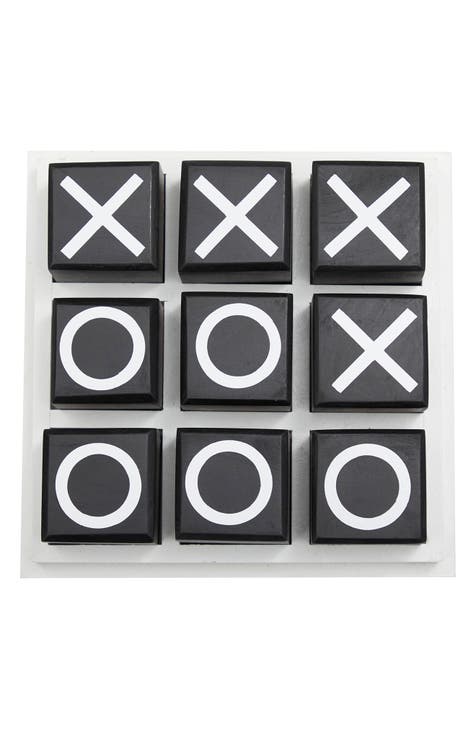 Wooden Tic Tac Toe Game