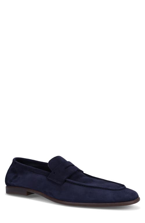 Ron White Perrin Penny Loafer In Navy