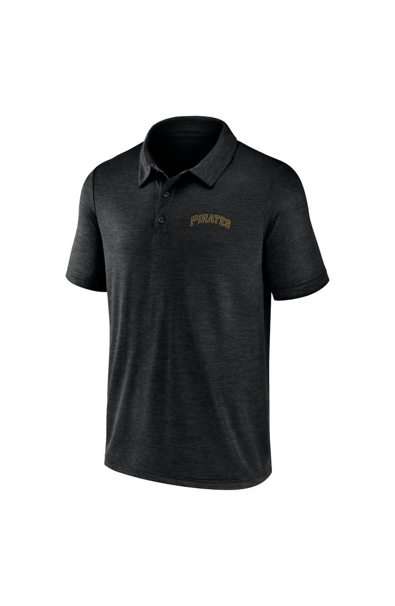 FANATICS Men's  Black Pittsburgh Pirates Unstoppable Polo, Alternate, color, Black