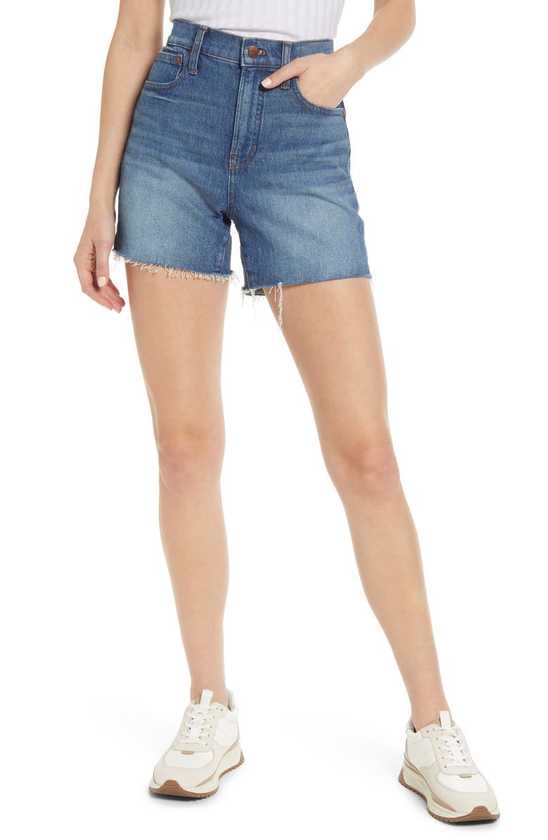Madewell Women's The Perfect Long Jean Shorts, Main, color,