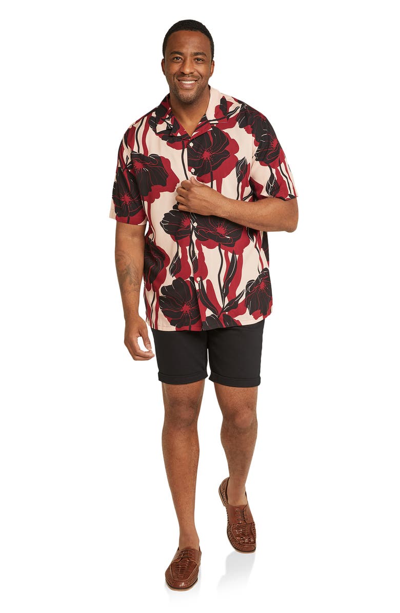 Johnny Bigg Manny Relaxed Fit Floral Camp Shirt, Alternate, color, 