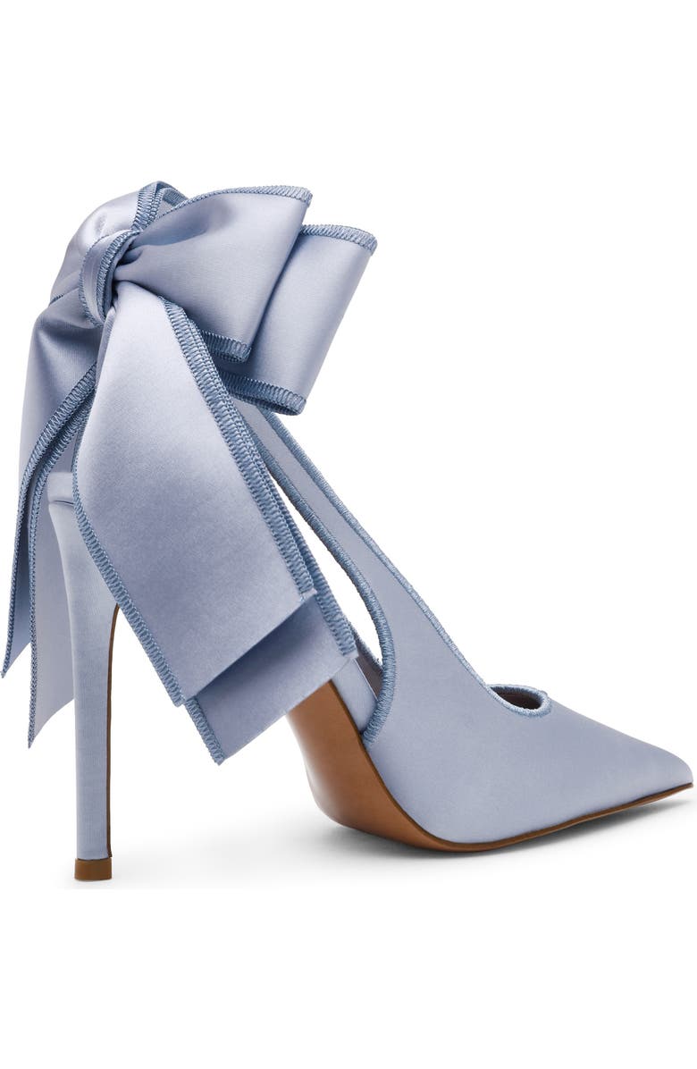 Steve Madden Teacup Slingback Pointed Toe Pump, Alternate, color, Blue Satin