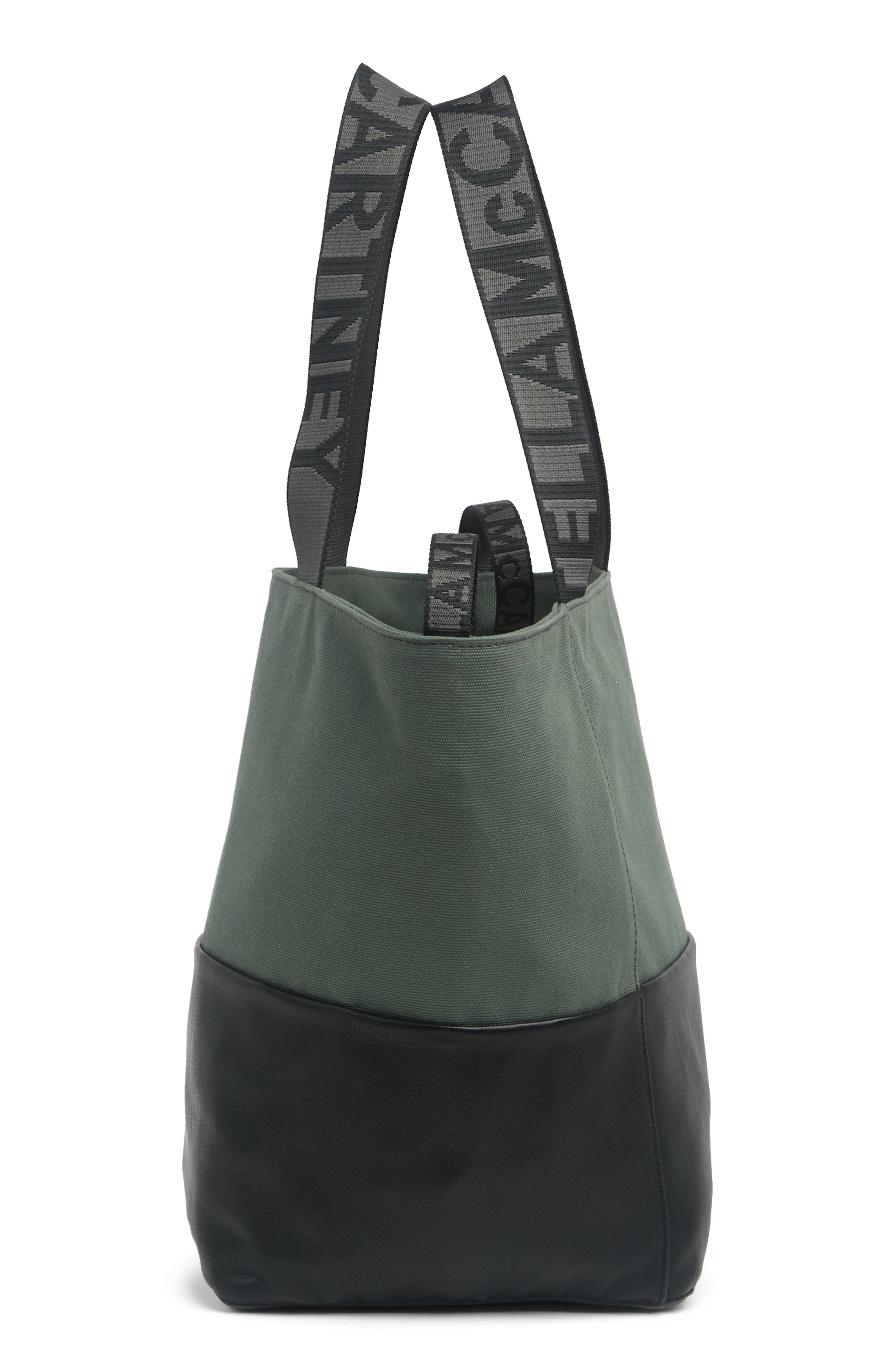 Stella McCartney Small Organic Cotton Brief Case, Alternate, color, 