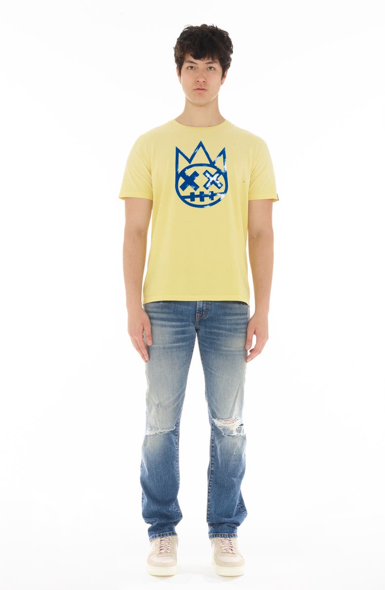 Cult of Individuality Greaser Distressed Straight Leg Jeans, Alternate, color, Heath