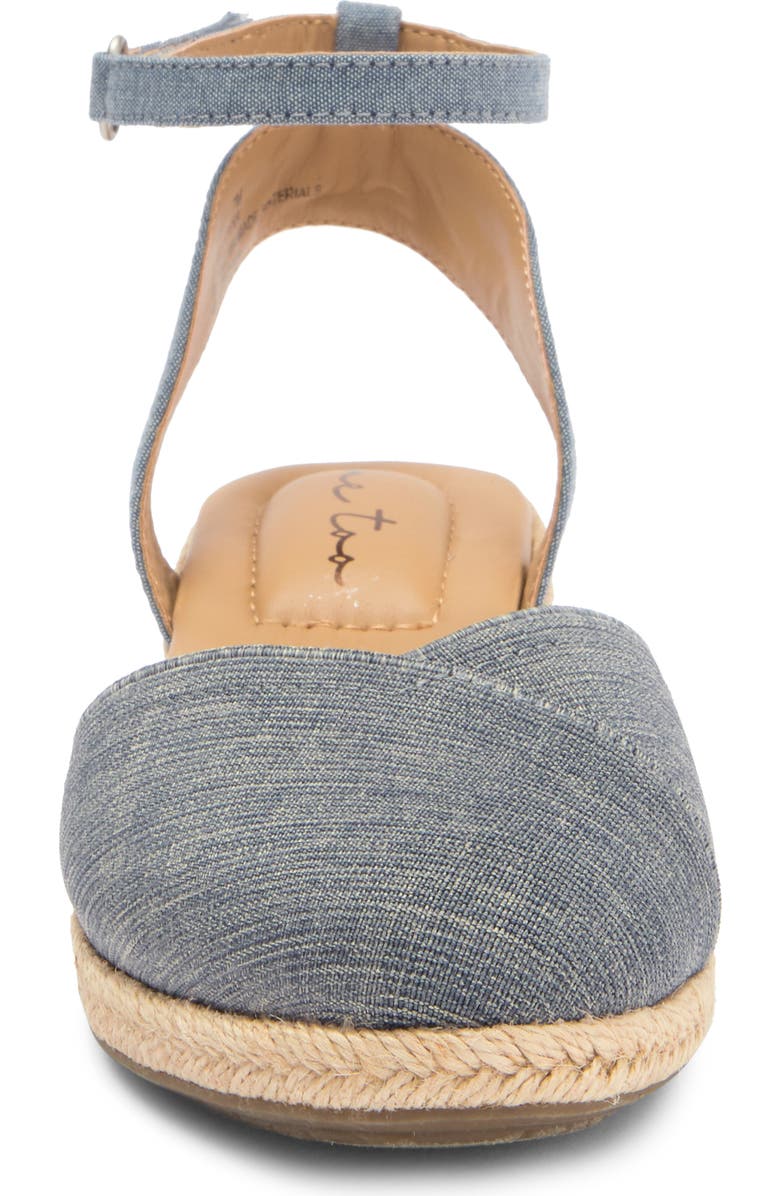 Me Too Niya Espadrille Wedge Sandal, Alternate, color, Chambray