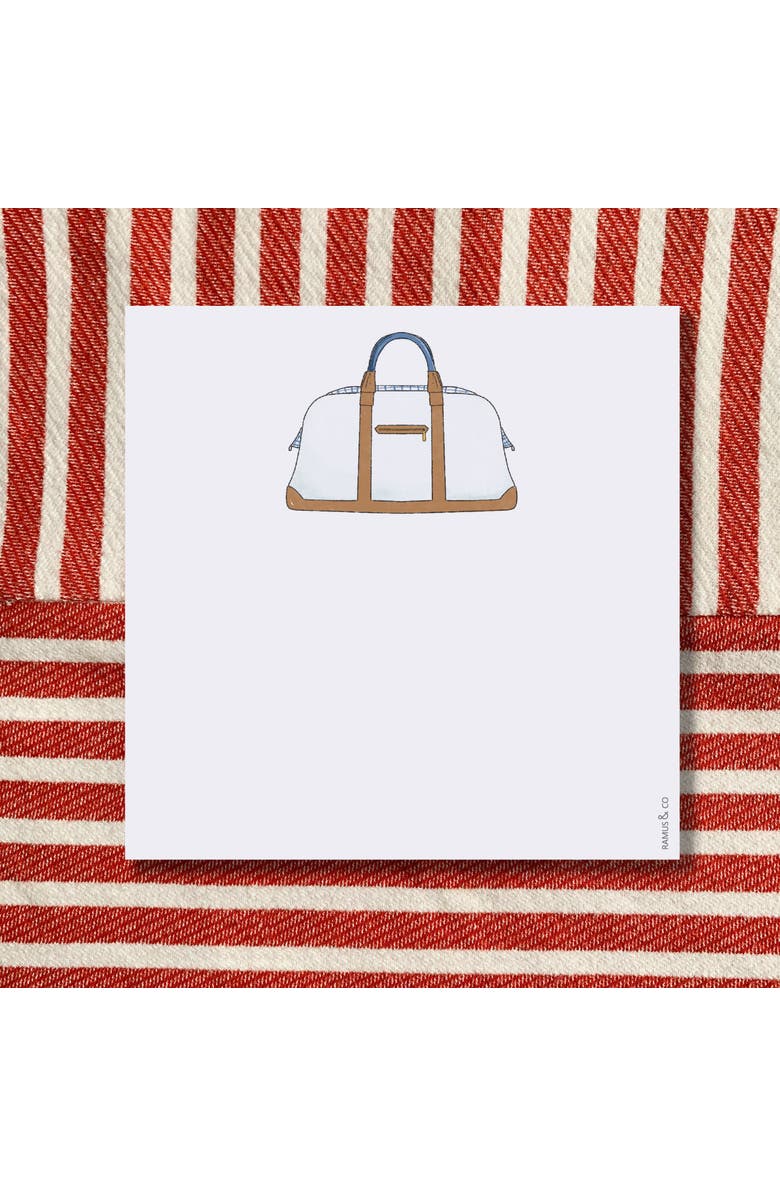 Ramus & Co Weekender Bag 6" x 6" Square Notepad, Alternate, color, Multi-Pack