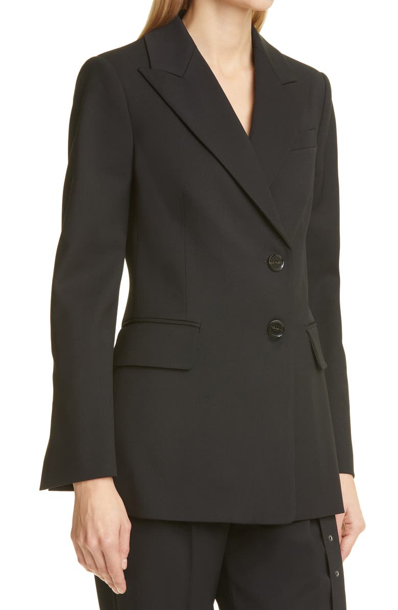 Proenza Schouler Stretch Wool Blazer, Alternate, color, 