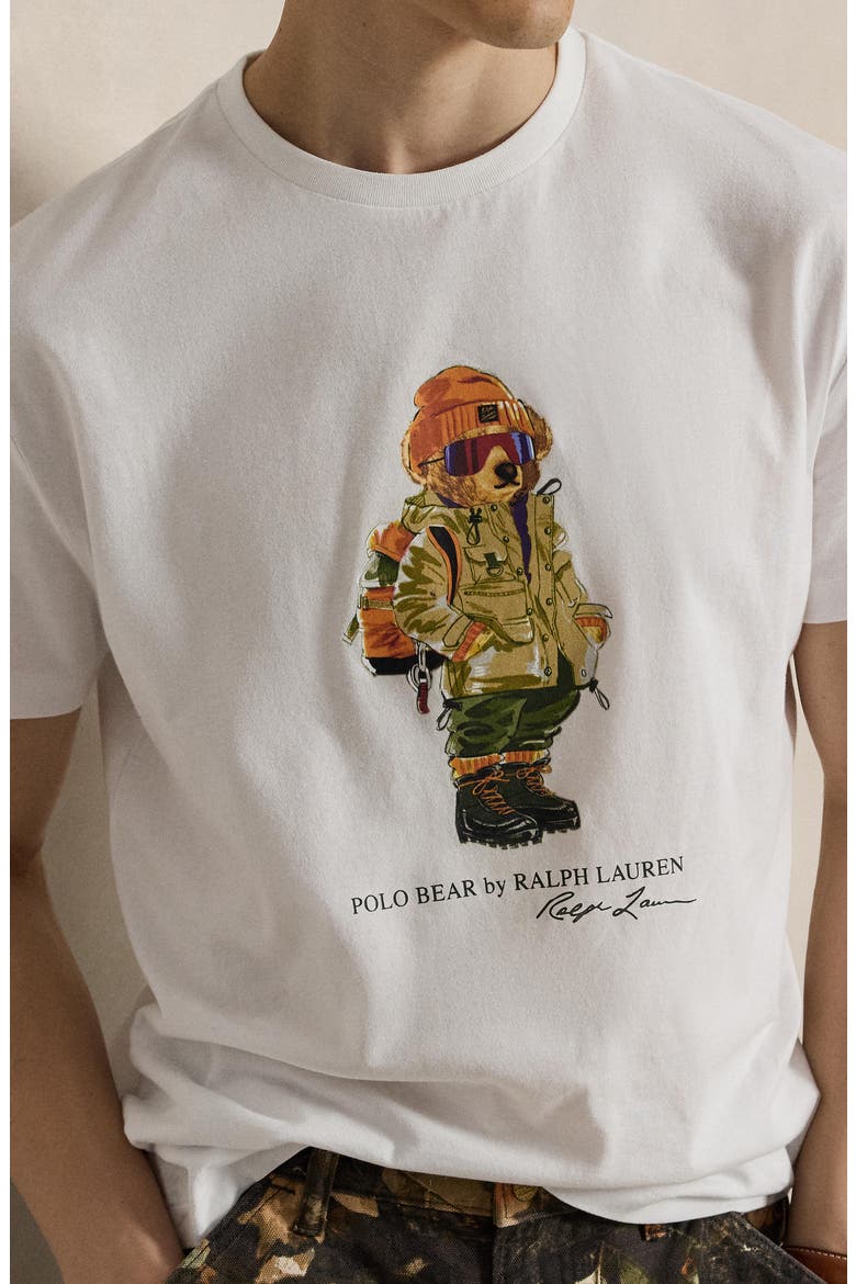Polo Bear Graphic T-Shirt, Alternate, color, WHITE