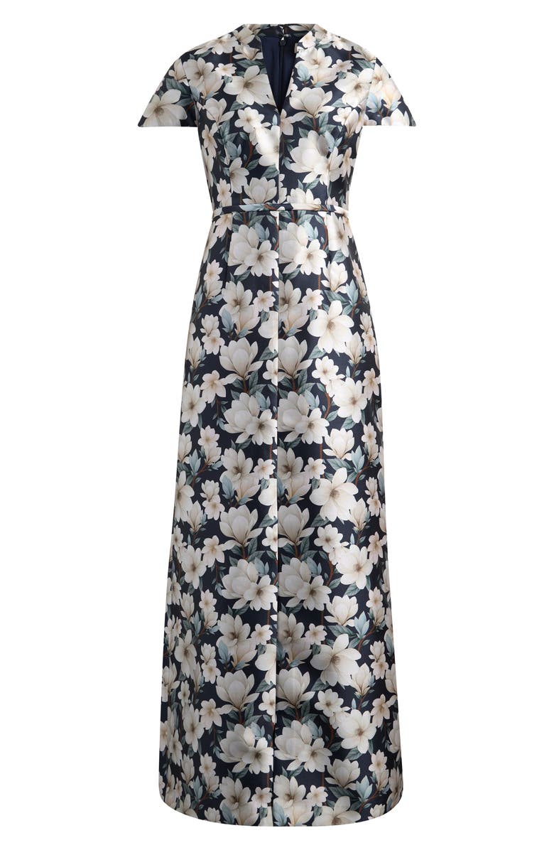 SACHIN BABI Charlotte Floral Gown, Alternate, color, Midnight Magnolia