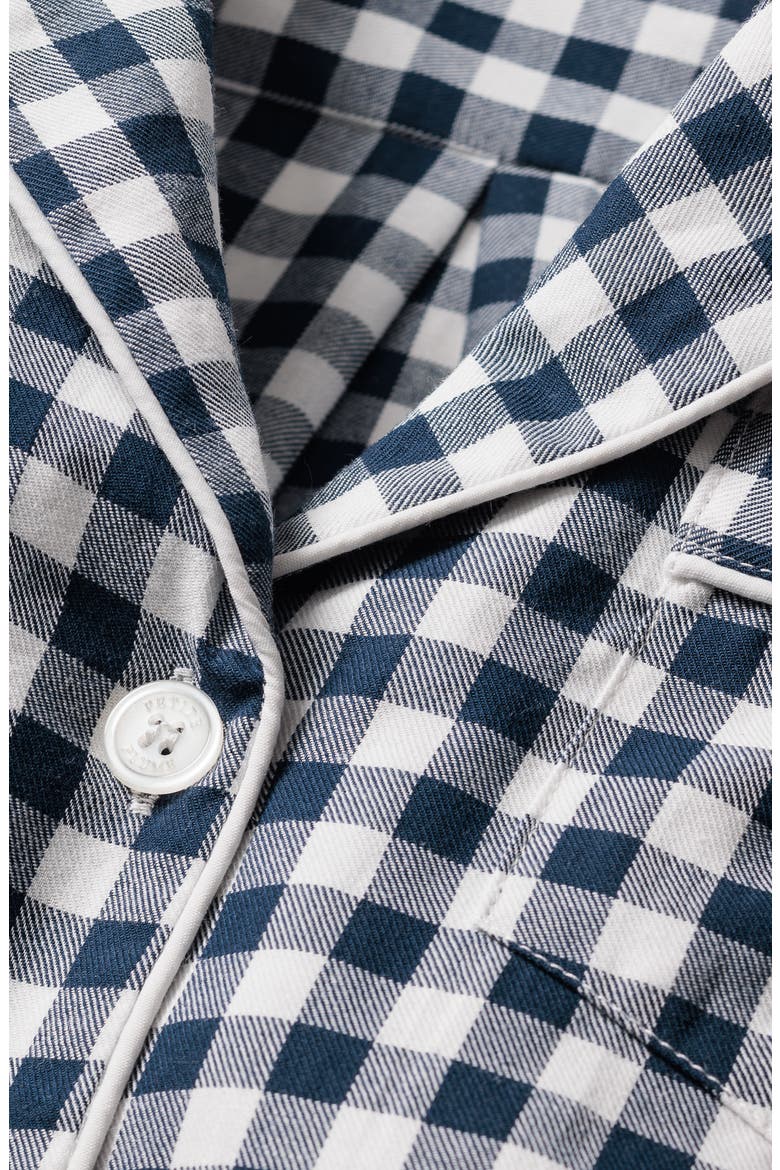Gingham Short Pajamas, Alternate, color, NAVY