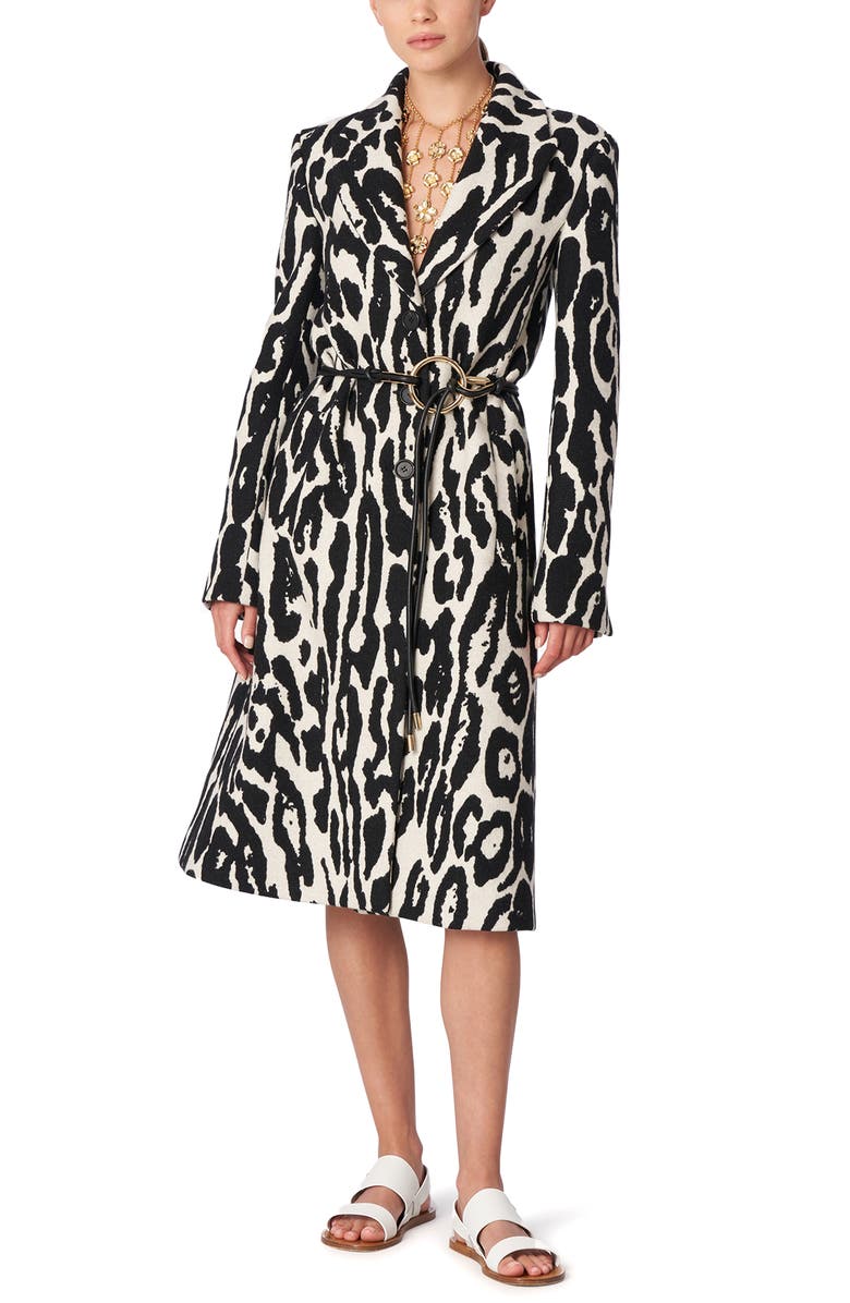 Carolina Herrera Wool Trench Coat, Main, color,