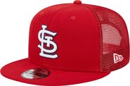 New Era Men's New Era Red St. Louis Cardinals Team Color Trucker 9FIFTY Snapback Hat