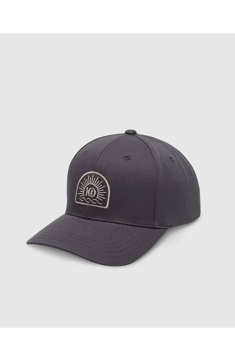 tentree Sunrise Logo Elevation Hat, Main, color, Graphite/Creek Stone