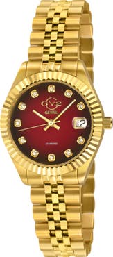 GV2 Naples Mother-of-Pearl Swiss Diamond Watch, 34mm - 0.132ct.