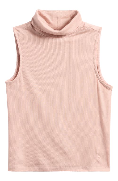 Shop Allsaints Bec Turtleneck Tank In Rose Dust Pink