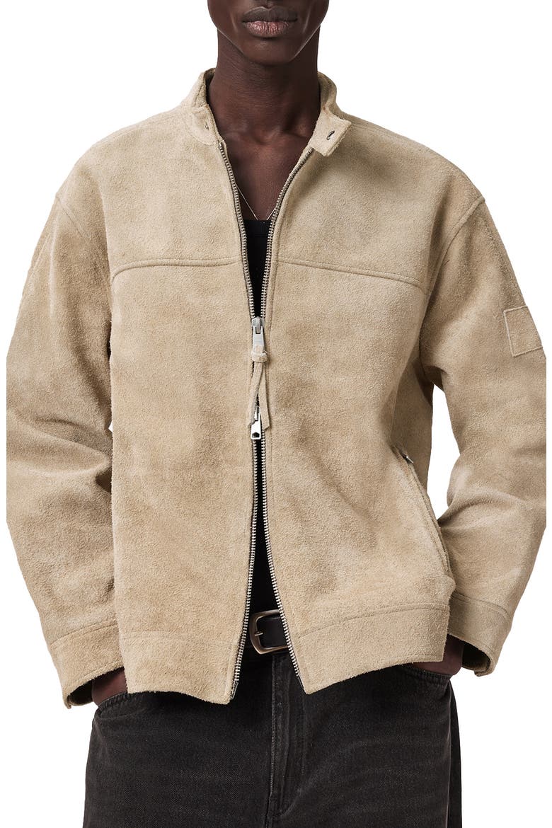 Felix Suede Racer Jacket (Men) | Nordstrom
